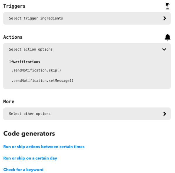 How to add filter code – IFTTT Help Center