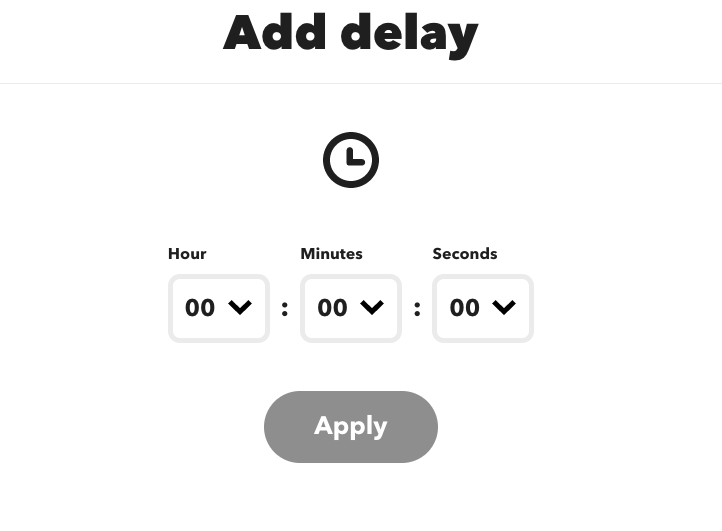 Delay configurations.