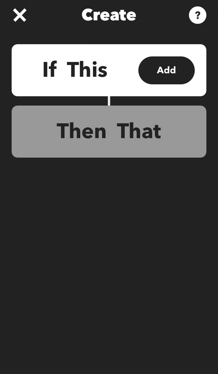 Creating an Applet with the 'iOS Shortcuts - Shortcut automation started' trigger (GIF)