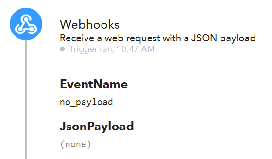 empty json payload