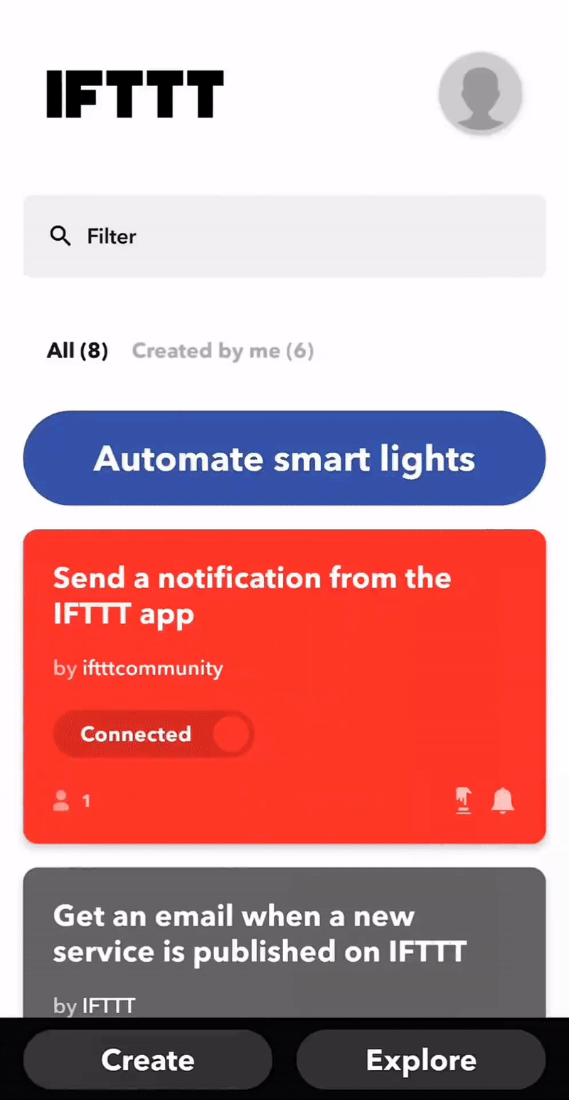 Editing the filter code of an existing Applet on Android (GIF)
