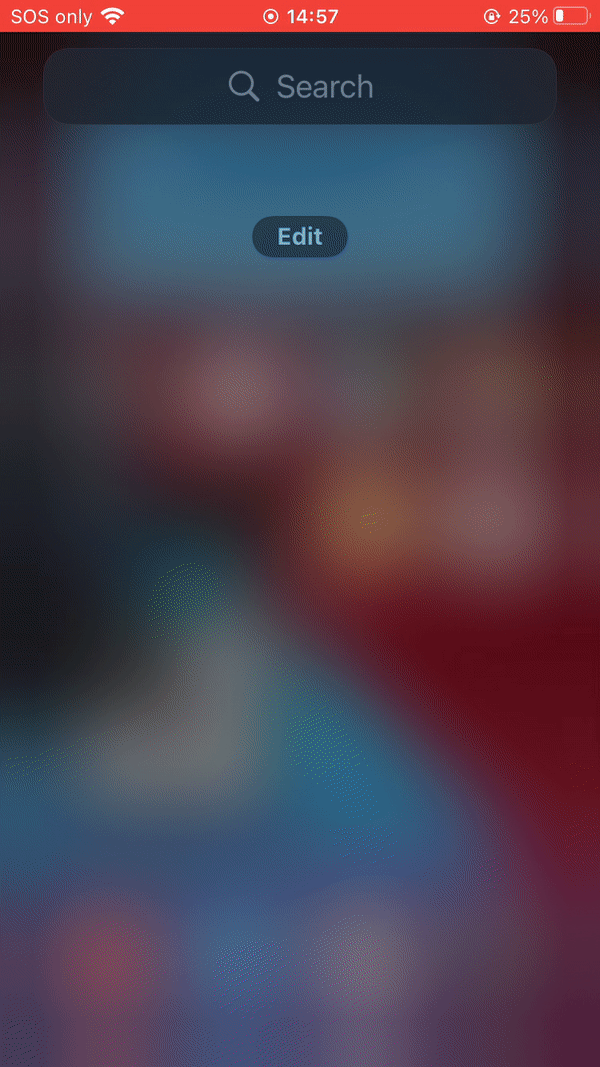 iOS widgets